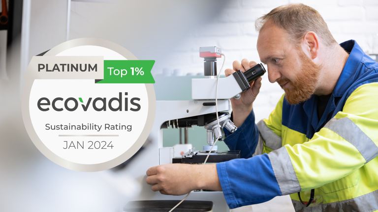 Platinum ranking by EcoVadis for the third year in a row